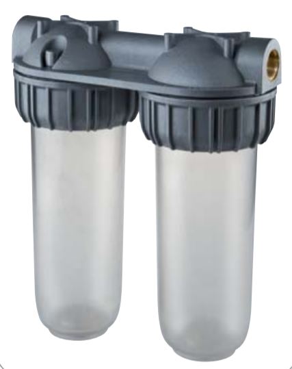 ATLAS Vodní filtr SANIC Senior 1&quot; Dvojitý 10SX 3P - 7BAR, 45°C 1120711
