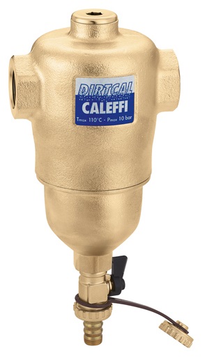 Caleffi 5462 Odkalovač nečistôt 3/4&quot; s vypúšťaním PN10, 5μm 5462-34