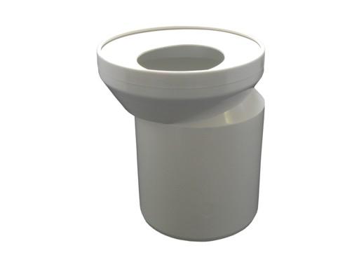 Dopojenie WC DN110 excentricky 155mm, PLAST BRNO 81415