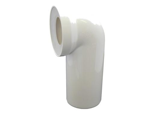 WC nadpájacie koleno 45 ° DN110 - PLAST BRNO 8141645