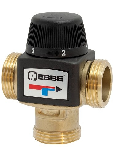 ESBE VTA 572 Termostatický zmiešavací ventil DN20 - 1 &quot;(30 ° C - 70 ° C) Kvs 4,5 m3 / h 31702500