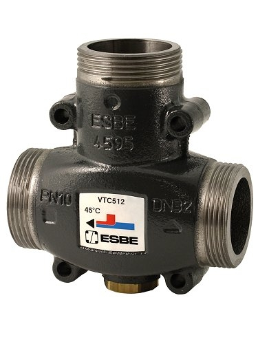 ESBE VTC 512 Termostatický ventil DN 32 - 6/4&quot; 55°C Kvs 14 m3/h 51022100
