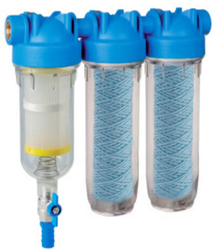 ATLAS Vodný filter samočistiaci HYDRA TRIO 1&quot; RSH 50mcr + SANICO FA 25 + 10mcr 6095203