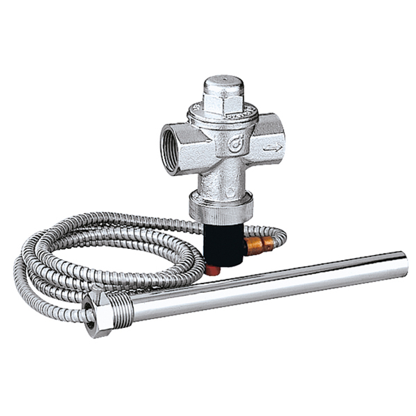 Caleffi 543 Teplotný bezpečnostný pretlakový ventil 3/4&quot; PN10 s vypúšťaním 543-34