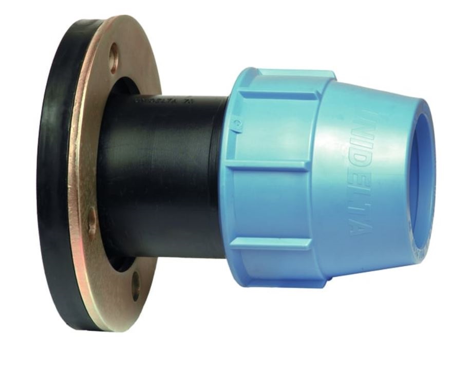 PE Spojka na polyetylen s přírubou 50 mm x 6/4&quot; UNI1011050006