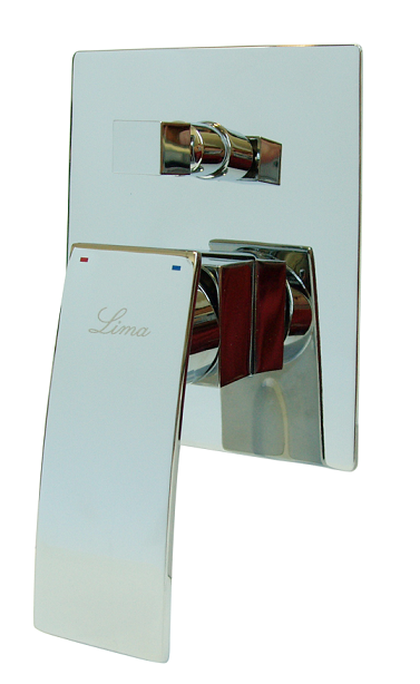 LIMA 2652 Páková podomítková vodovodní baterie s přepínáním na sprchu, CHROM (LI2652) LI2652
