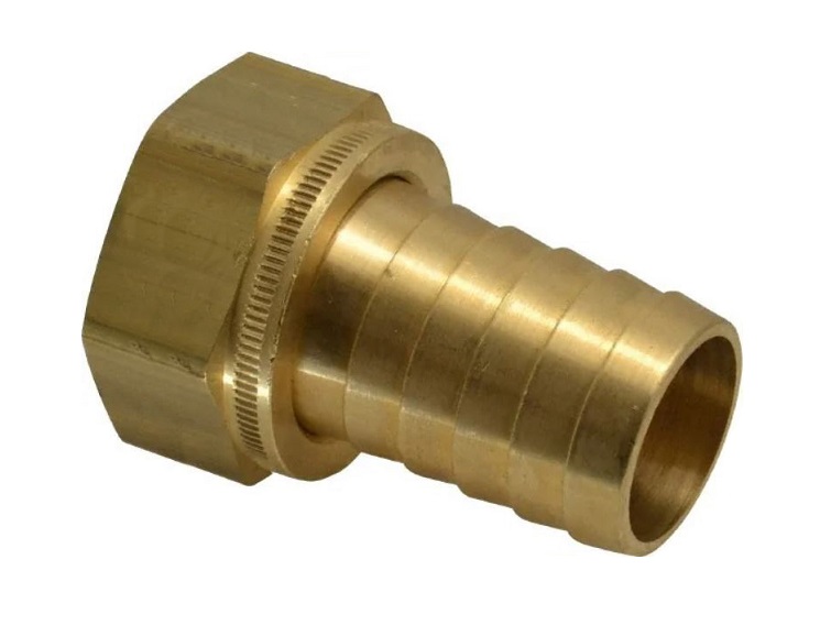 Mosadzný hadičník s prevlečnou matkou 1/2&quot; x 14mm - PRIAMY MMS6751214