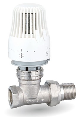 V&amp;G 403D Termostatický ventil radiátorový přímý 1/2&quot; PN10, Tmax 110°C s termostatickou hlavicí - SET 66403DSET