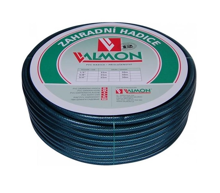 VALMON Zahradní hadice PVC 3/4&quot; x 50m - typ 1121, Pmax 8BAR, Neprůhledná 6423450