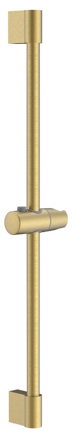 Sprchová tyč, posuvný držiak, okrúhly, 708 mm, ABS/zlatý mat 1202-02GB