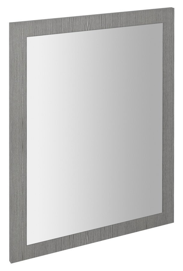 LARGO zrcadlo v rámu 600x800x28mm, dub stříbrný (LA610) NX608-1111