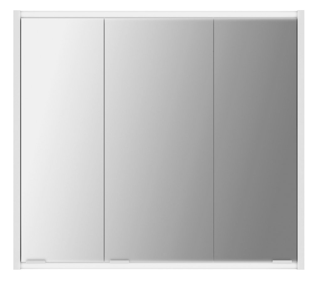 Levně BATU galerka 80x71x15 cm, 2x LED osvětlení, bílá 1141131