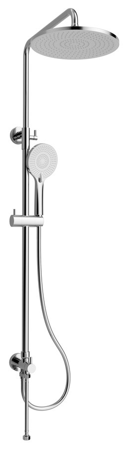 Sprchový sloup k napojení na baterii, hlavová, ruční sprcha, chrom 1202-30
