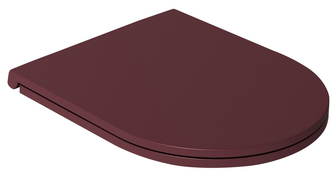 INFINITY WC sedátko, SLIM, odnímateľné, Soft Close, maroon red 40KF0543I-S