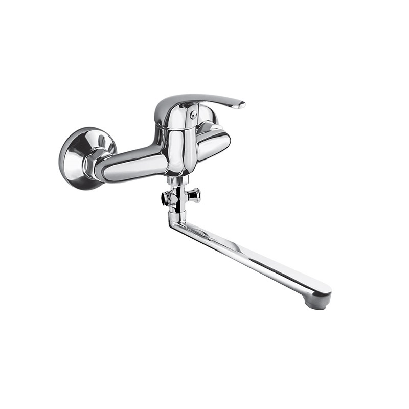 Mereo, Nástenná batérie do byt. jadra, Lila, 150 mm, s plochým ramienkom 300 mm, bez príslušenstva CBEE60204 CBEE60204