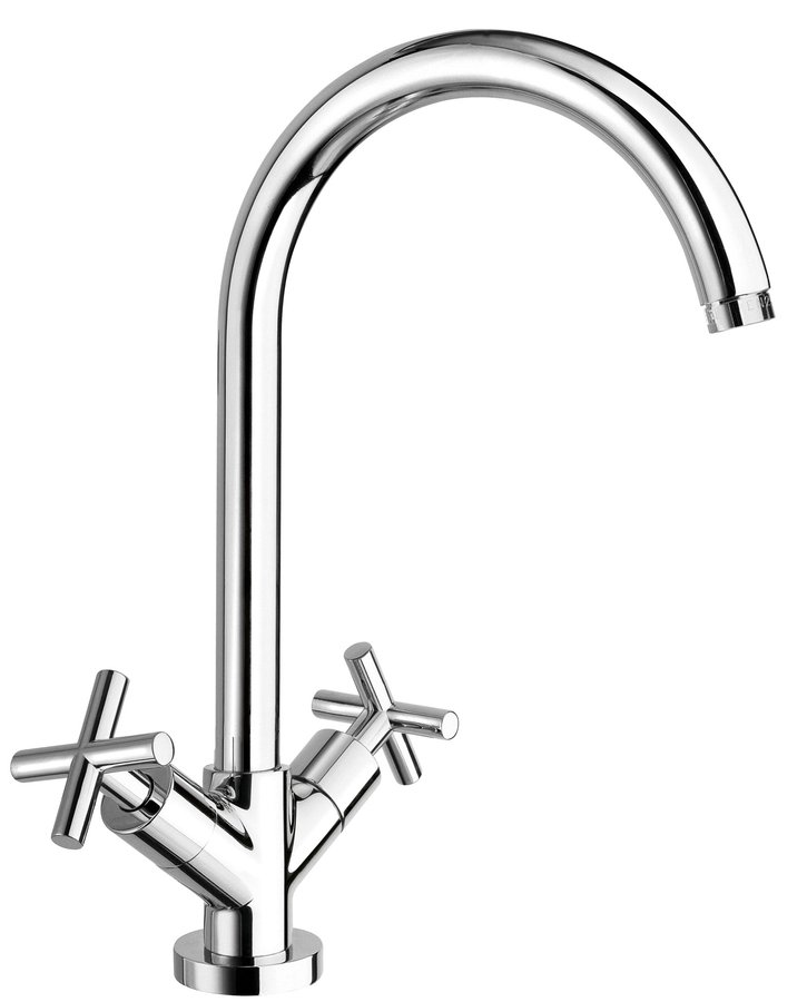 Levně AXIA stojánková dřezová baterie, chrom 509