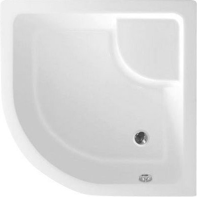 Sprchová vanička akrylátová, štvrťkruh 90x90x28cm vrátane nožičiek, R550 C93