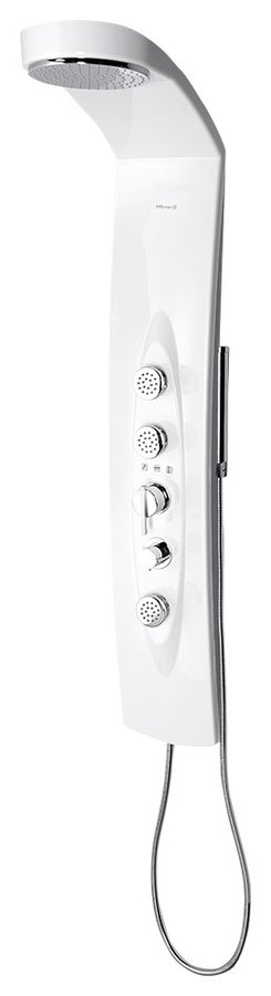 Levně MOLA termostatický sprchový panel 210x1300mm, rohový 80372