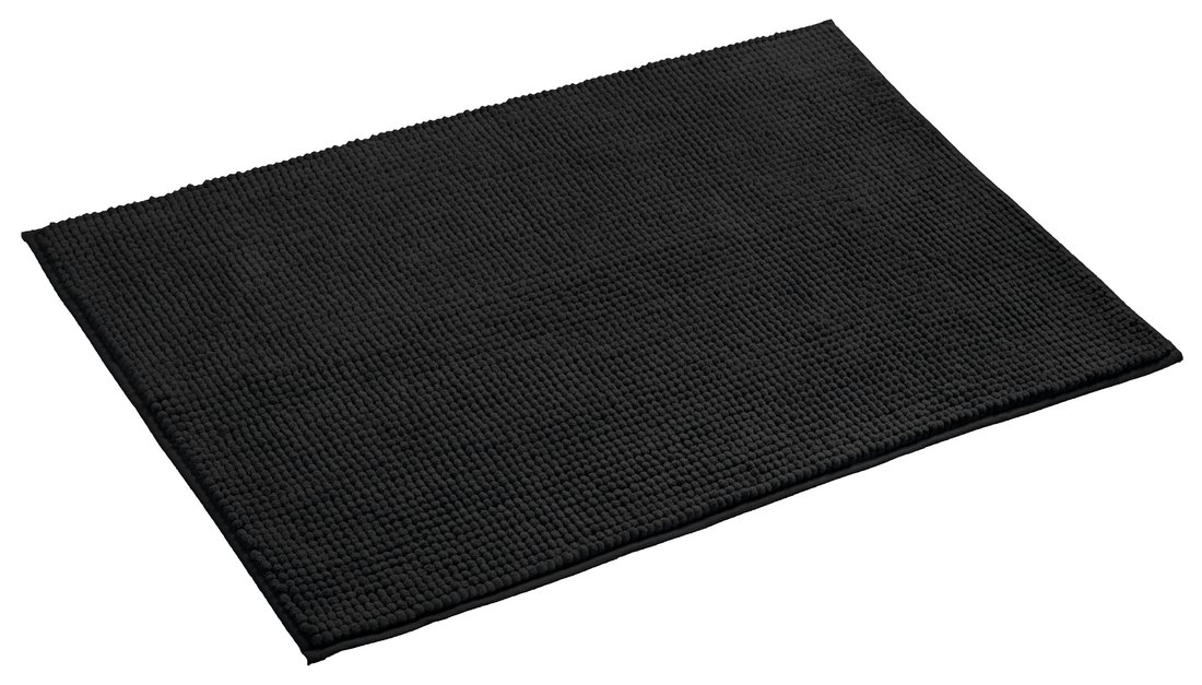 CHENILL koupelnová předložka 50x80cm, 100% polyester, černá CH2014