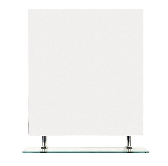 Levně WEGA zrcadlo 800x800mm, s policí 60092-8