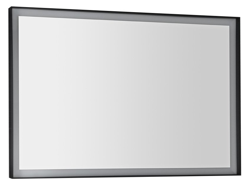 SORT LED podsvietené zrkadlo 100x70cm, matná čierna ST100