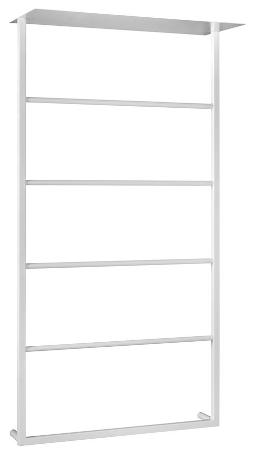 Levně SKA nástěnný sušák ručníků s policí 604x1184x252mm, bílá mat SKA712