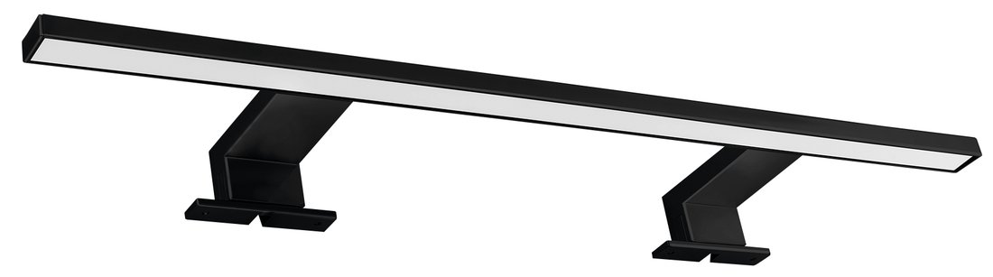 Levně SERAPA LED svítidlo, 9W, 230V, 600x40x100mm, IP44, hliník, černá mat SA148B