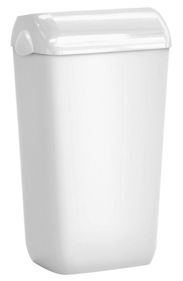COLORED nástenný odpadkový kôš s vekom 23 l, ABS, biely A74201-1