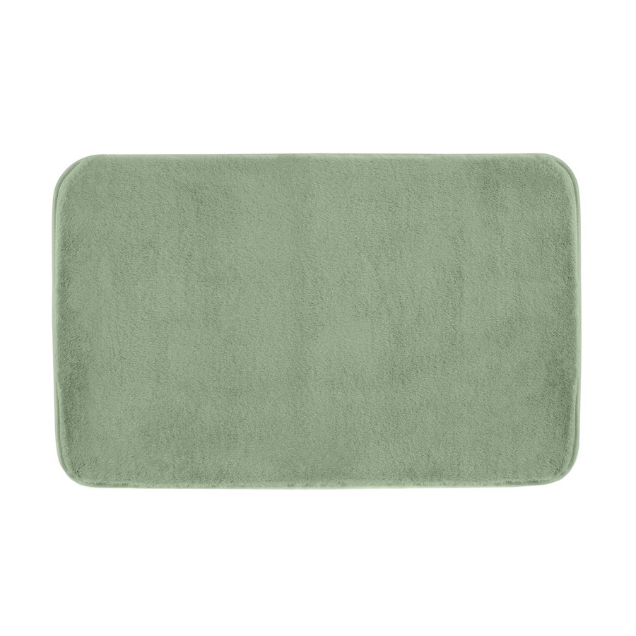 Levně FUZZY koupelnová předložka, 60x100cm, 100% polyester, protiskluz, zelená 96FY100607