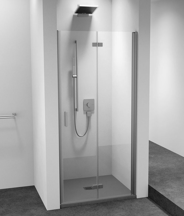 ZOOM LINE skladacie sprchové dvere 900 mm, číre sklo, pravé ZL4915R