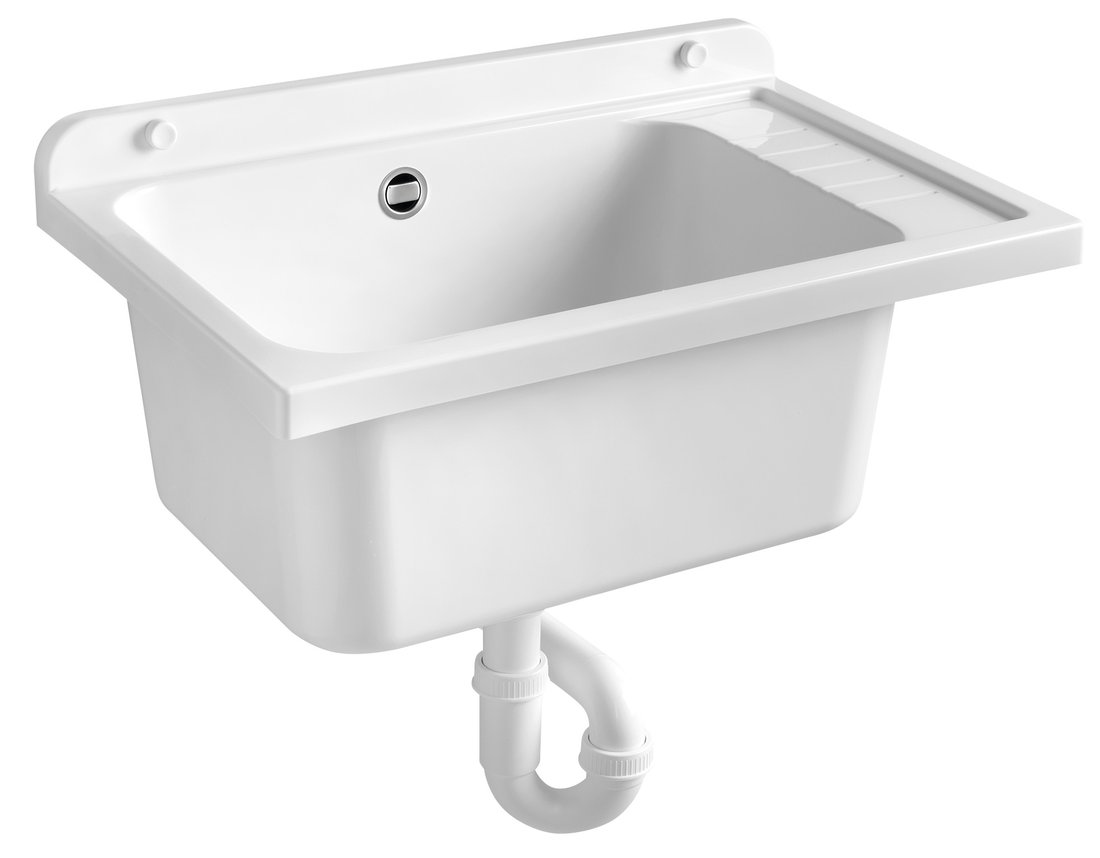 Levně Výlevka na skříňku 58x38cm, plast bílá PI5838