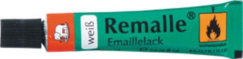 REMALLE opravný smalt, 8 ml, bílá REM0