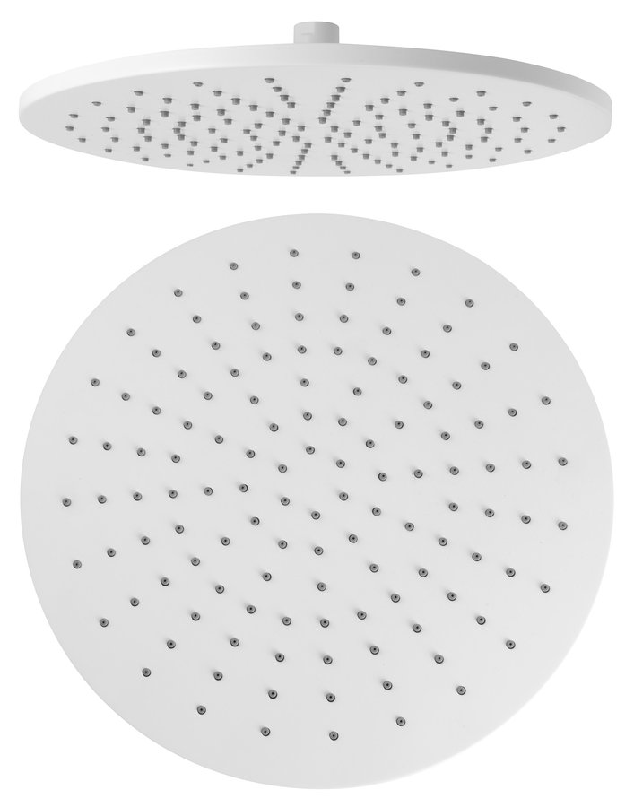 Hlavová sprcha, průměr 300 mm, bílá mat SF414