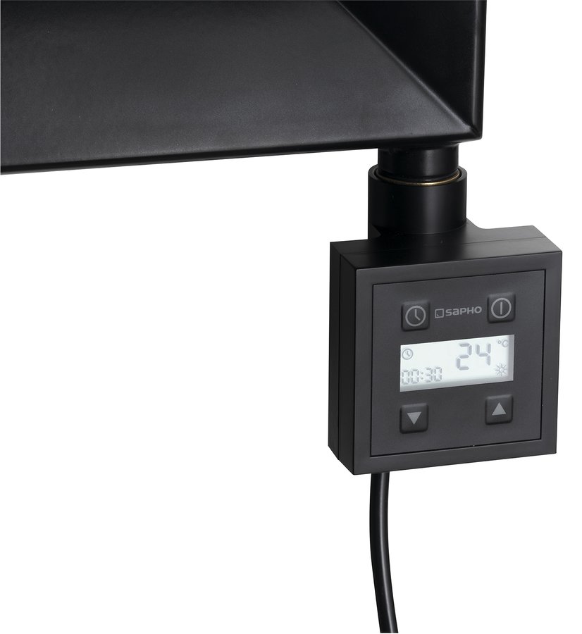 KTX vykurovacia tyč s termostatom, 300 W, čierna mat KTX-B-300