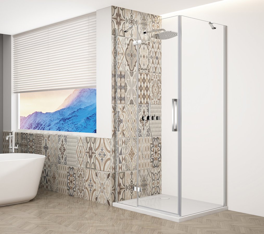 Levně TRINITY CHROME čtvercový sprchový kout 1000x1000mm, čiré sklo, levé GT5610-10CL-CH