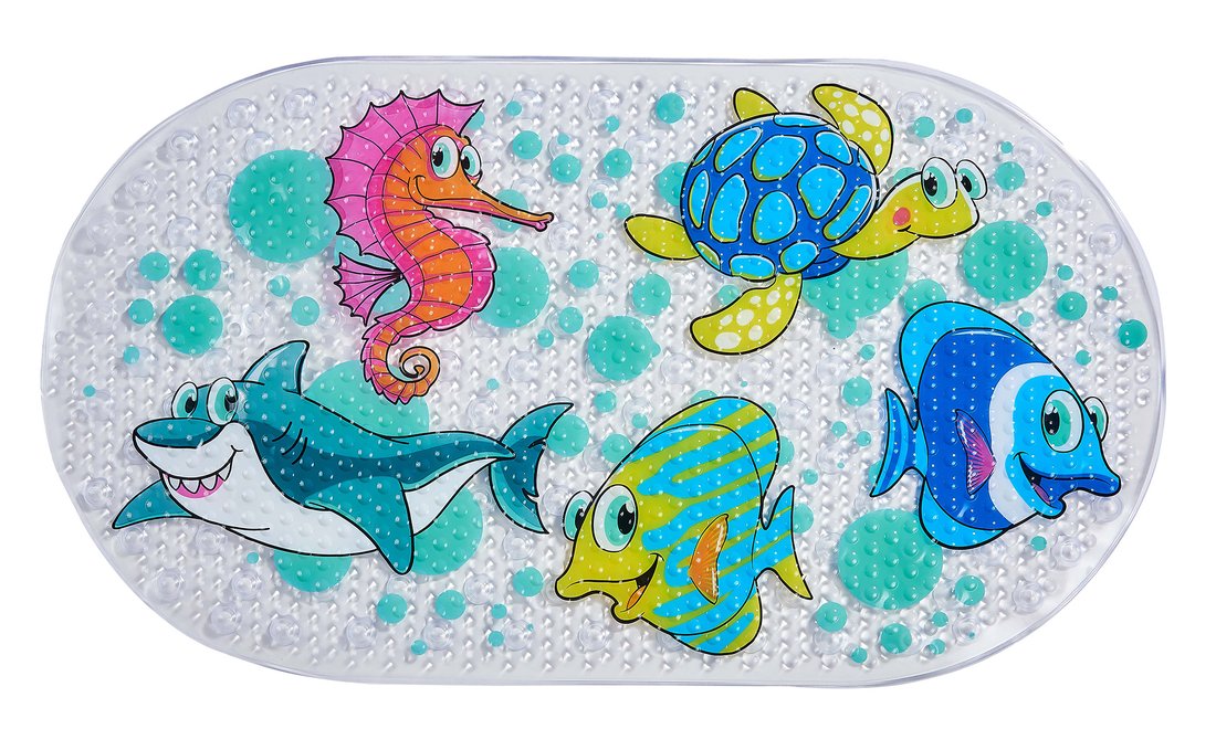 Levně SEA podložka do vany, 69x39cm, s protiskluzem, PVC, multi color 8532
