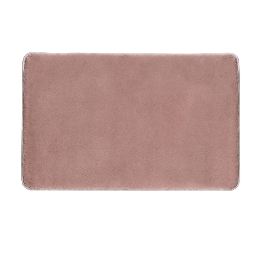 Levně FUZZY koupelnová předložka, 60x100cm, 100% polyester, protiskluz, růžová 96FY100610