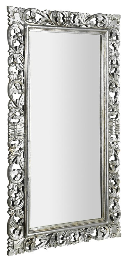 SCULE zrkadlo v ráme, 80x150cm, strieborná IN334