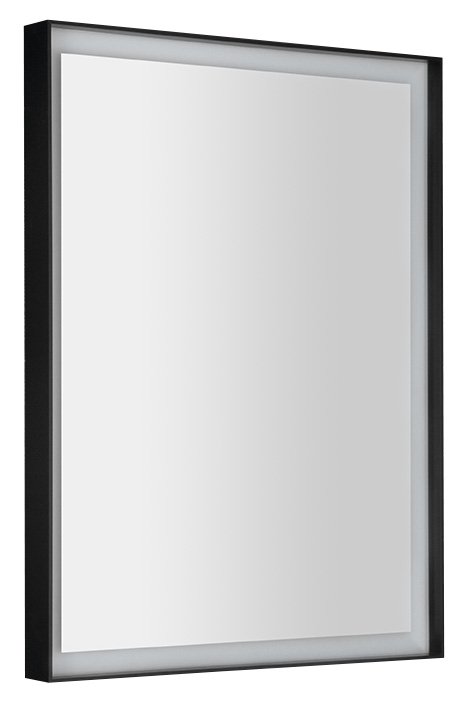 SORT LED podsvietené zrkadlo 60x80cm, matná čierna ST080