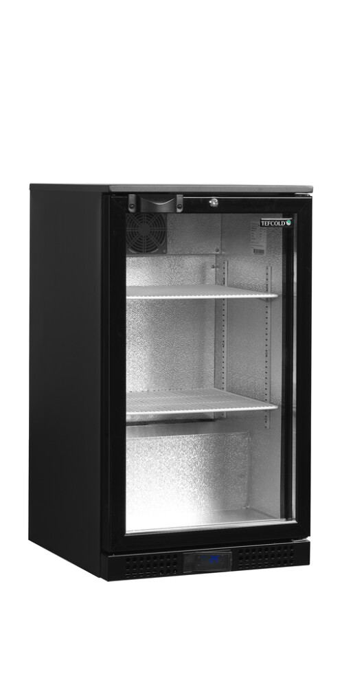 Sklenené výklopné dvere minibaru, čierne TEFCOLD DB106H TEFCOLD DB106H