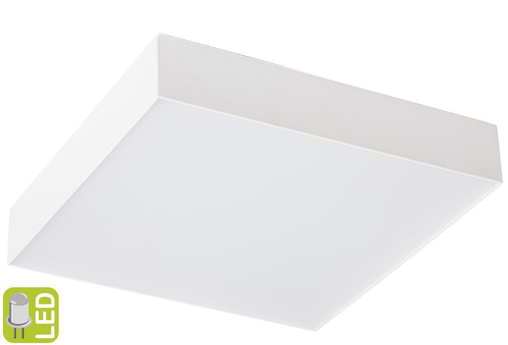 RISA stropné svietidlo LED 30W, 300x55x300mm, 230V, biela LS030B