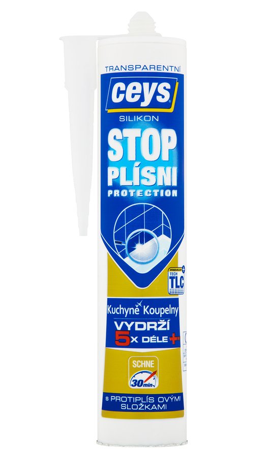 STOP PLÍSNI, sanitární silikon, 280ml, transparent 42505546