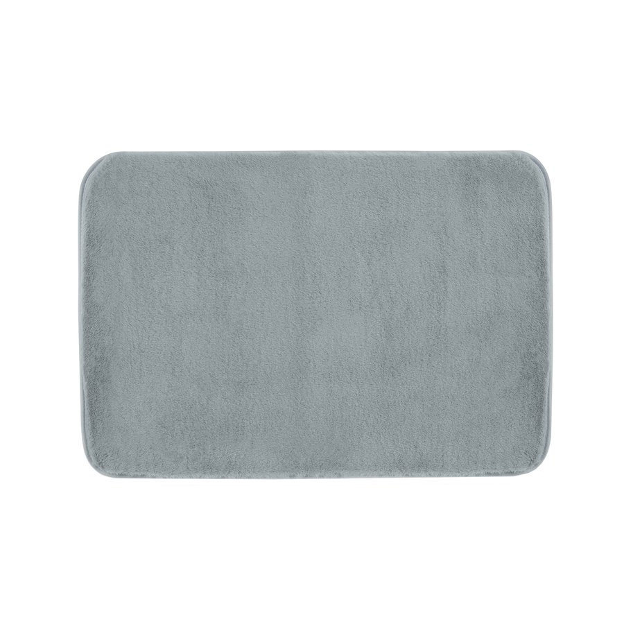 Levně FUZZY koupelnová předložka, 60x100cm, 100% polyester, protiskluz, šedá 96FY100608
