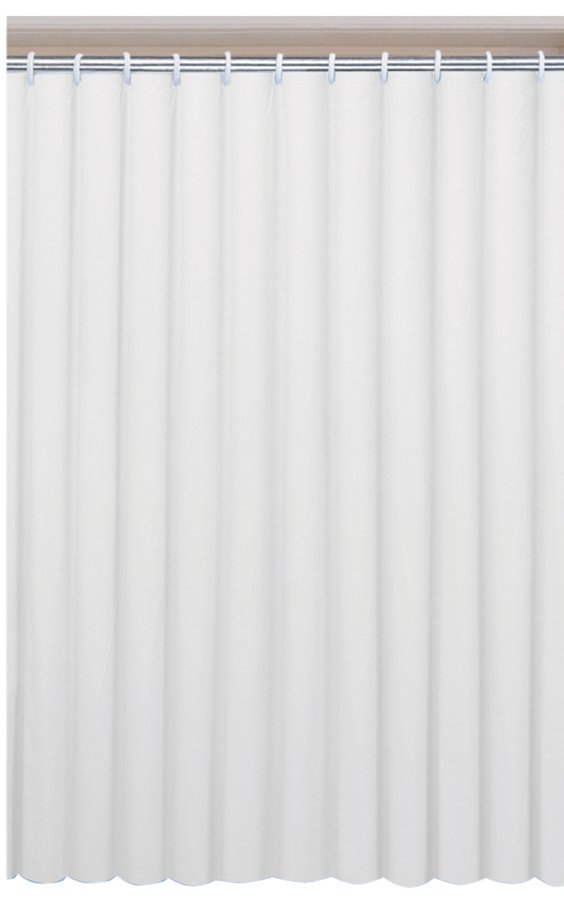 UNI sprchový záves 120x200cm, vinyl, biela 131111