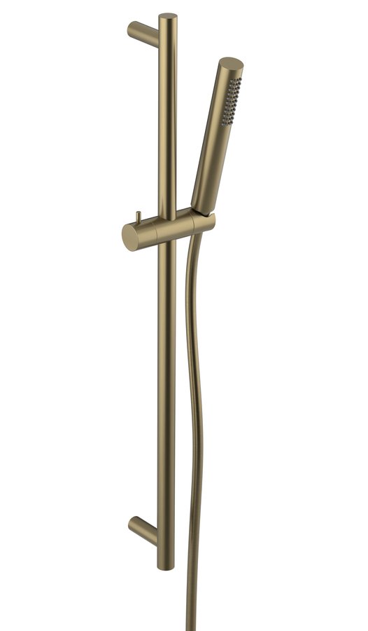 Sprchová souprava, posuvný držák, 800mm, zlato mat SC716G
