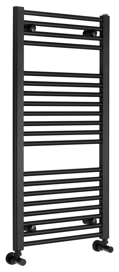 Levně DIRECT otopné těleso s bočním připojením 450x960 mm, černá mat ILR94B