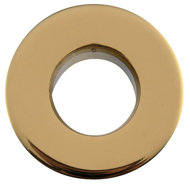 Levně Kovová krytka přepadu umyvadla, 30 mm, zlato AR912