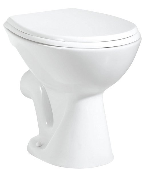WC mísa samostatně stojící 36x47cm, zadní odpad, bílá TP330