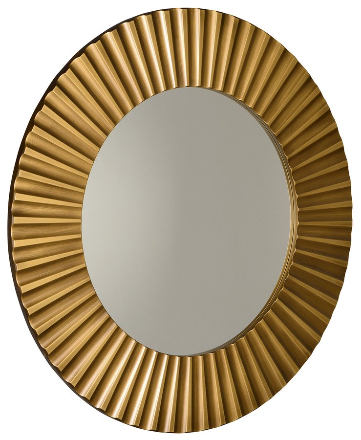 PRIDE zrkadlo v ráme, pr.90cm, bronz PD904