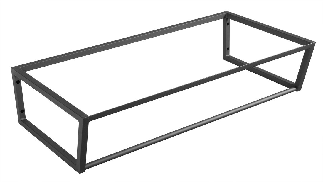 SKA konštrukcie pod umývadlo / dosku 900x200x460mm, čierna mat SKA203